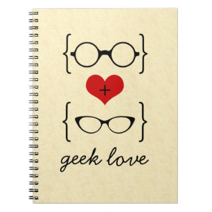 Geeky Glas-Notizbuch Notizblock