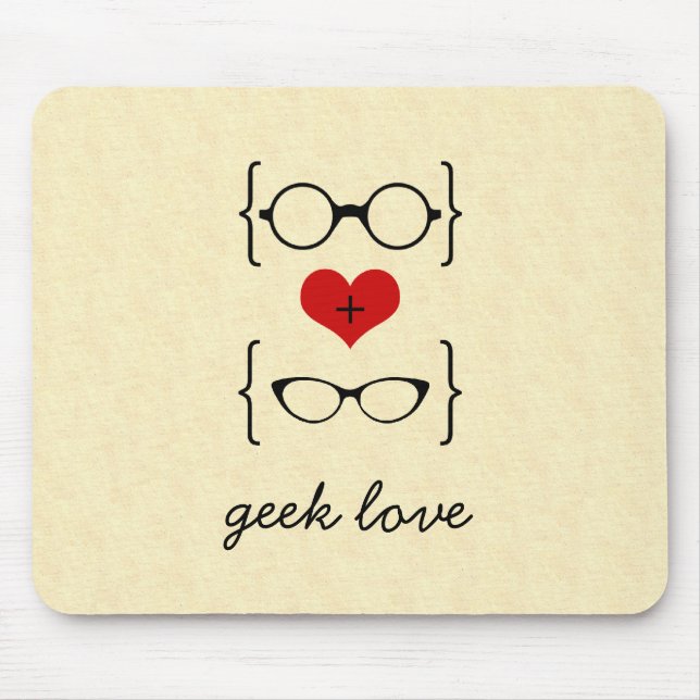 Geeky Glasses Mousepad (Vorne)