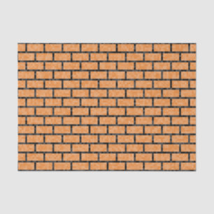 Geeky orange Pixelated Seidenpapier