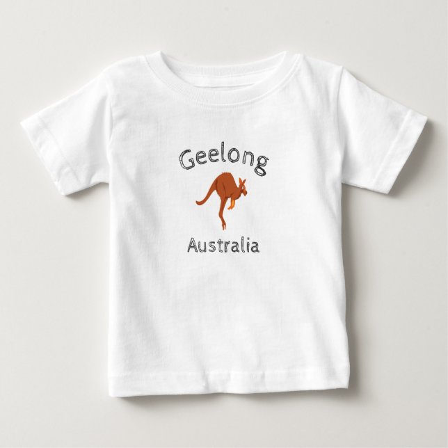 Geelong Australia Kangaroo 4 Baby T-shirt (Vorderseite)