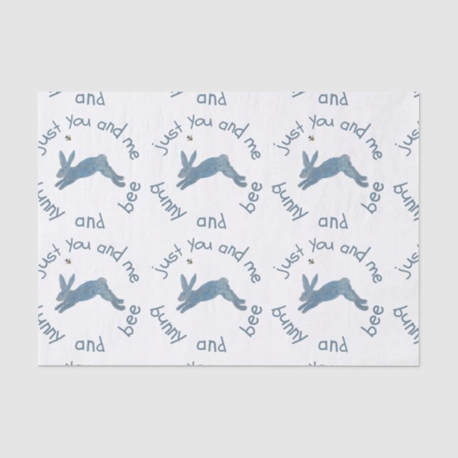 Geem Bunny Bee Bunnies Bees Baby Baby Baby  Seidenpapier (Vorderseite)