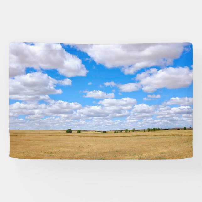 Geerntete Weizenfelder Banner (Horizontal)