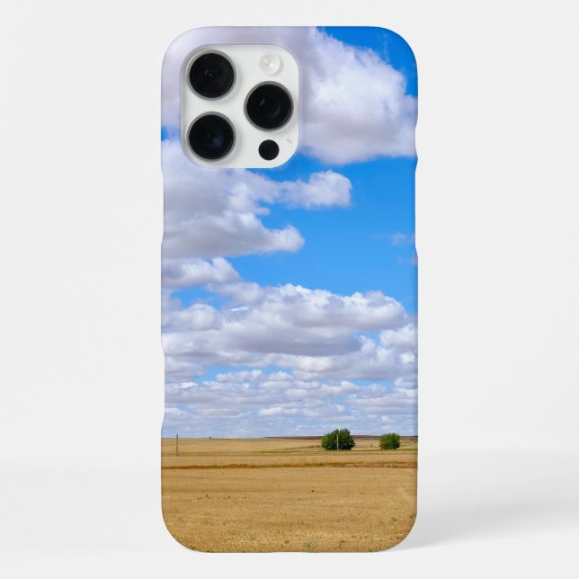 Geerntete Weizenfelder iPhone 16 Pro Max Hülle (Rückseite)