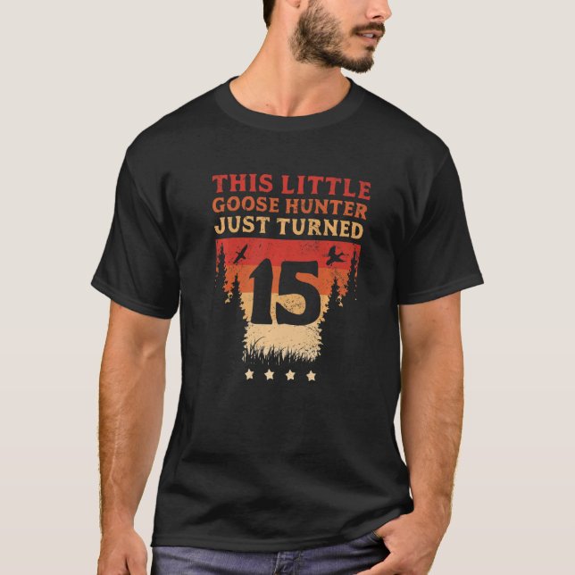 Geese Jäger dieser kleinen Gänsejägerin, gerade ge T-Shirt (Vorderseite)