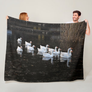 GEESE zum POND Fleecedecke