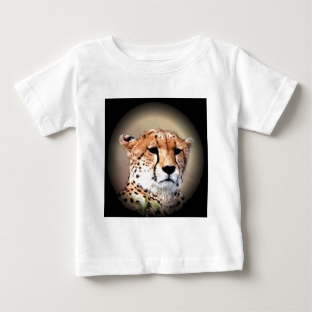 Geetah Portrait von Vollmond: Die Gnade der Natur Baby T-shirt (Vorderseite)