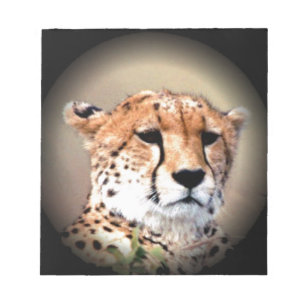 Geetah Portrait von Vollmond: Die Gnade der Natur Notizblock