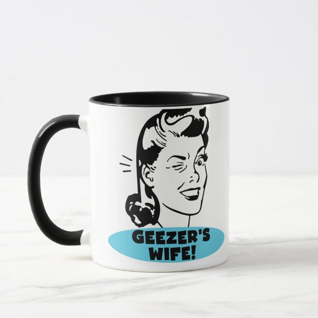 Geezer-Ehefrau Tasse (Links)