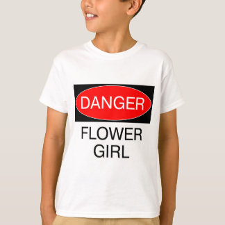 Gefahr - Blumenmädchen — T - Shirt-Tasse zur Hochz T-Shirt