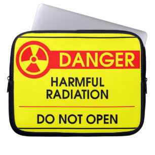 Gefahr der schädlichen Strahlung Laptopschutzhülle