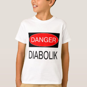 Gefahr - Diabolik Lustiges T-Shirt Tasse Hut Tasch