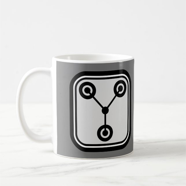Gefahr FLUX Capacitor 1,21 Gigawatt Kaffeetasse (Links)
