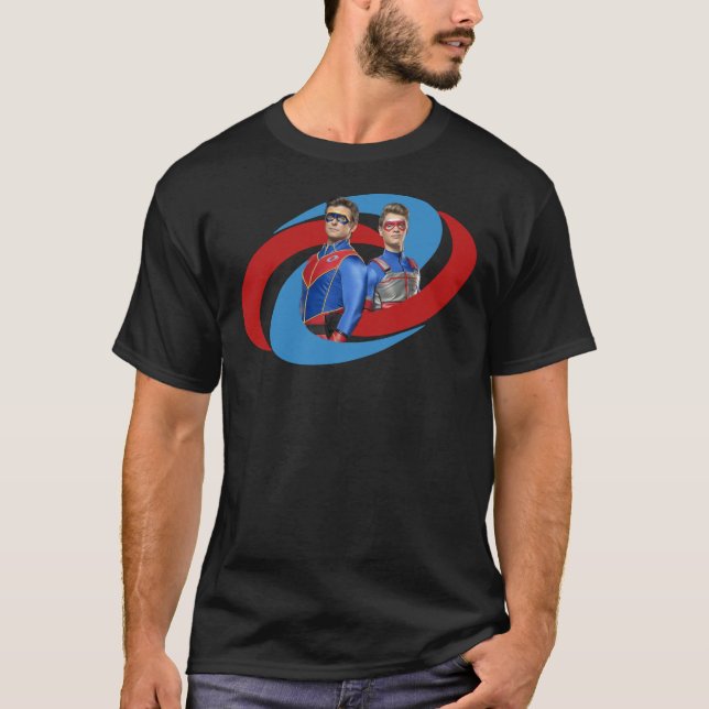 Gefahr für Hauptmann und Kinder - Logo   T-Shirt (Vorderseite)