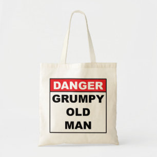 Gefahr: Grumpy Old Man Tragetasche