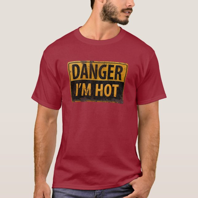 GEFAHR, ICH BIN HET - Vorsicht, Metallwarnung T-Shirt (Vorderseite)