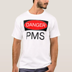 Gefahr - PMS Funny T - Shirt Tasse Hutbeutel Mouse