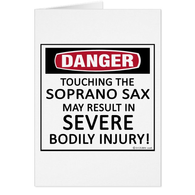 Gefahr Soprano Sax (Vorne)