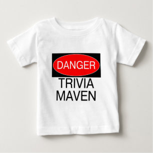 Gefahr - Trivia Maven Lustiges Trivia Nacht T-Shir Baby T-shirt