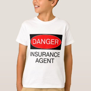Gefahr - Versicherungsvertreter Lustiges T-Shirt T
