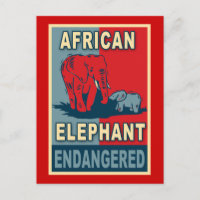 Gefährdete afrikanische Elefanten-Pop Art Tshirts