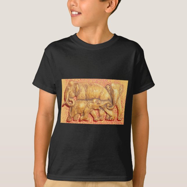 Gefährdete afrikanische Mara-Elefanten T-Shirt (Vorderseite)