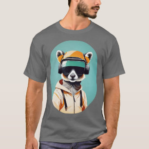 Gefährdete Arten Indri Lemur Ranger T-Shirt