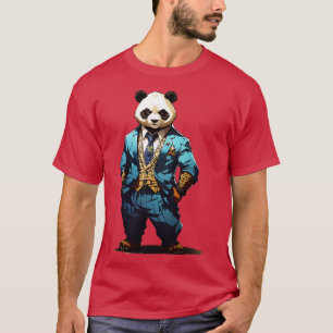 Gefährdete Arten Panda-Bären-Weihnachten T-Shirt