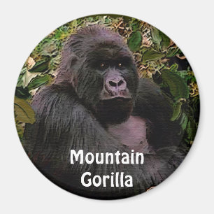 Gefährdete Berggora Magnet