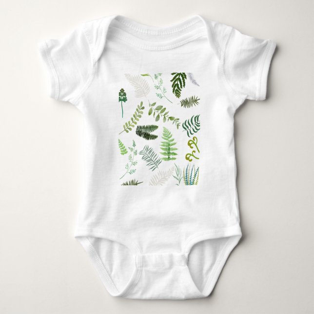 gefährdete Ferns Baby Strampler (Vorderseite)