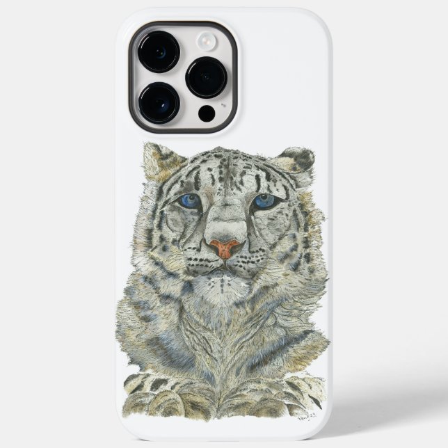 Gefährdete Schneeleoparden Case-Mate iPhone 14 Pro Max Hülle (Rückseite)