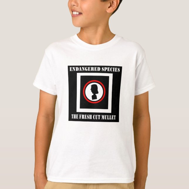 Gefährdete Spezies-D frische Schnitt-Meeräsche T-Shirt (Vorderseite)