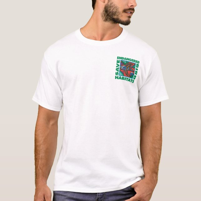Gefährdete Vögel T-Shirt (Vorderseite)