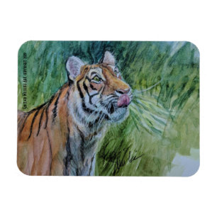 Gefährdeter Tiger-Magnet Magnet