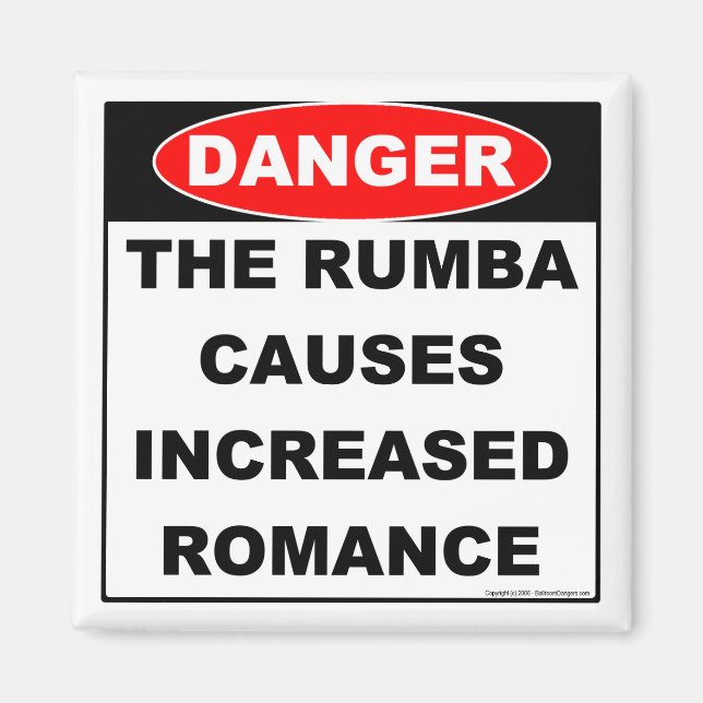Gefahren Rumba Magnet (Vorne)
