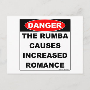 Gefahren Rumba Postcard Postkarte