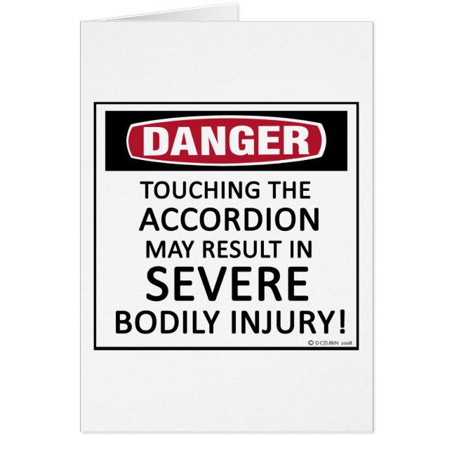 Gefahrenakkordion (Vorne)