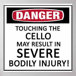 GefahrenCello Poster