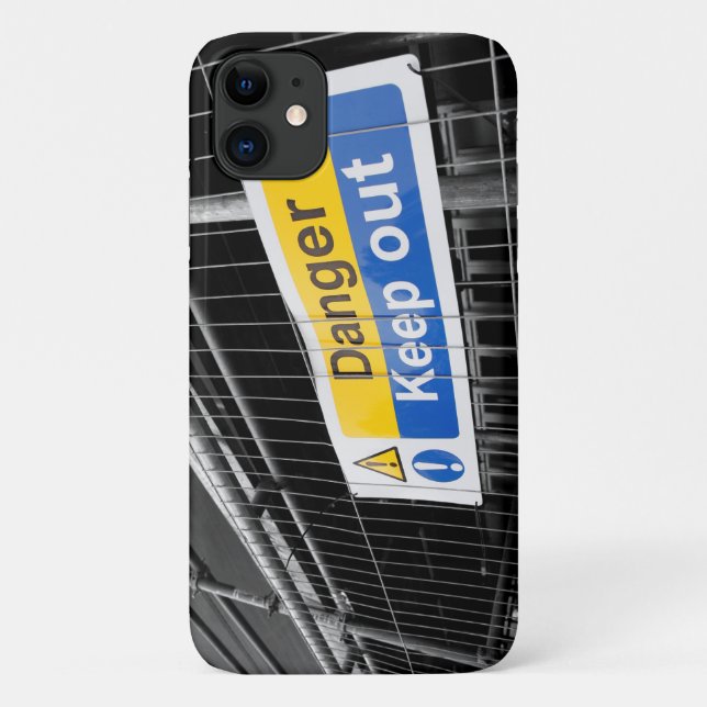 Gefahrenhinweis Behalten Case-Mate iPhone Hülle (Rückseite)