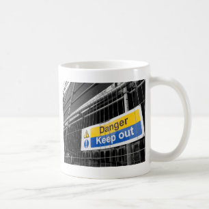 Gefahrenhinweis Behalten Kaffeetasse
