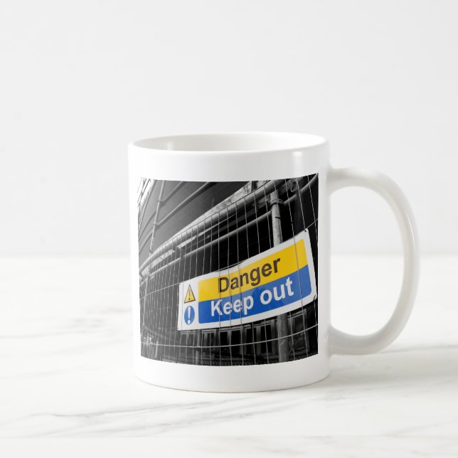 Gefahrenhinweis Behalten Kaffeetasse (Rechts)
