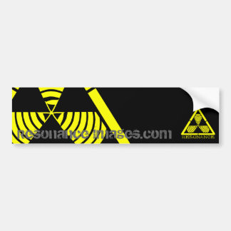 Gefahrenlogo-Resonanz-Bild-Autoaufkleber Autoaufkleber