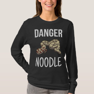 Gefahrennudel Herpetologe Schlangenartig Schlange T-Shirt