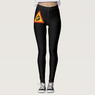 Gefahrenschild für scharfe Pfeffer Leggings