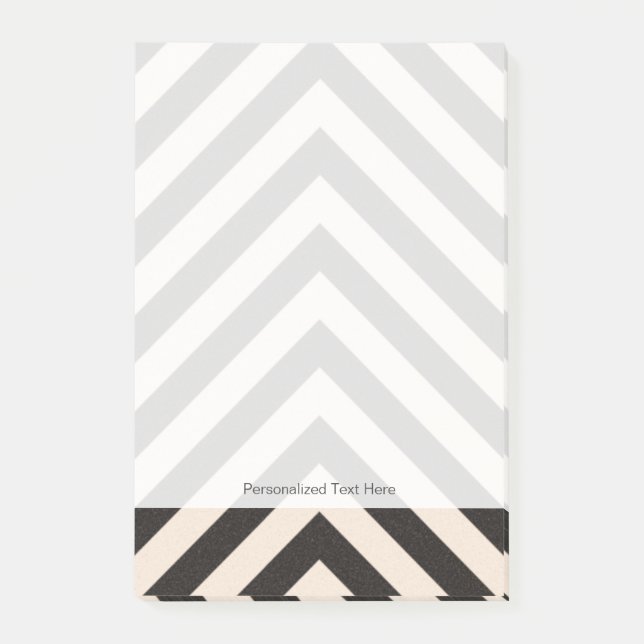 Gefahrenstreifen Post-it Klebezettel (Vorderseite)