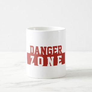 Gefahrenzone / Minimalistisches modernes schlichte Kaffeetasse