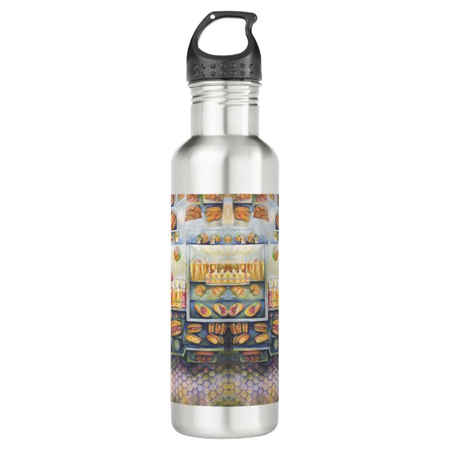 gefährlich Nah Edelstahlflasche (Vorderseite)