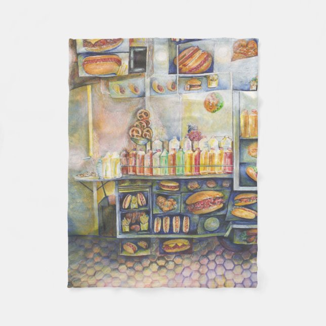 gefährlich Nah Fleecedecke (Vorderseite)