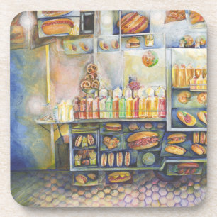 gefährlich Nah zum Spaß Getränkeuntersetzer