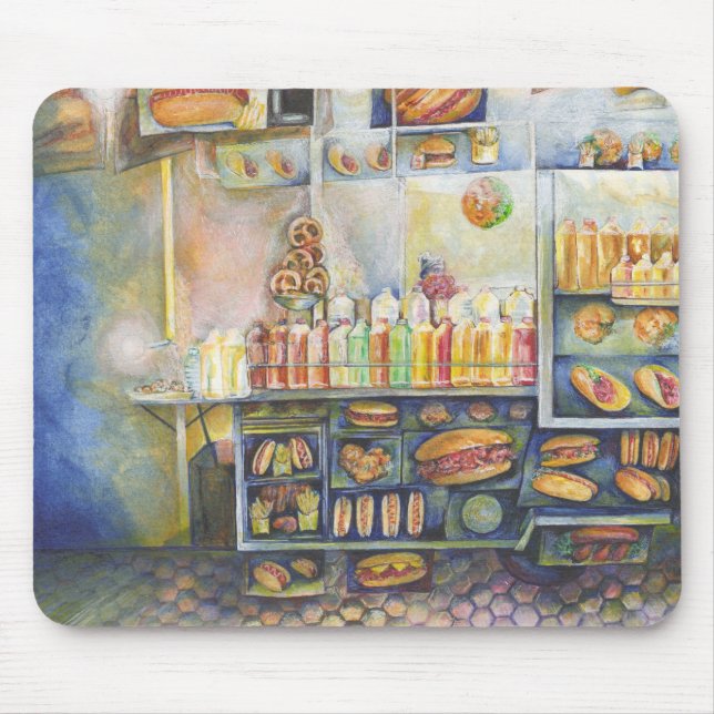 gefährlich Nah zum Spaß Mousepad (Vorne)