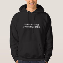 gefährlich übergebildet (weiße Schrift) Männer